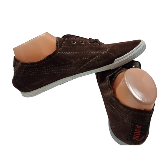 Puma Tekkies Hunger Brown Suede Casual Sneakers Mens Size 12 Shoes Vintage New main image 4